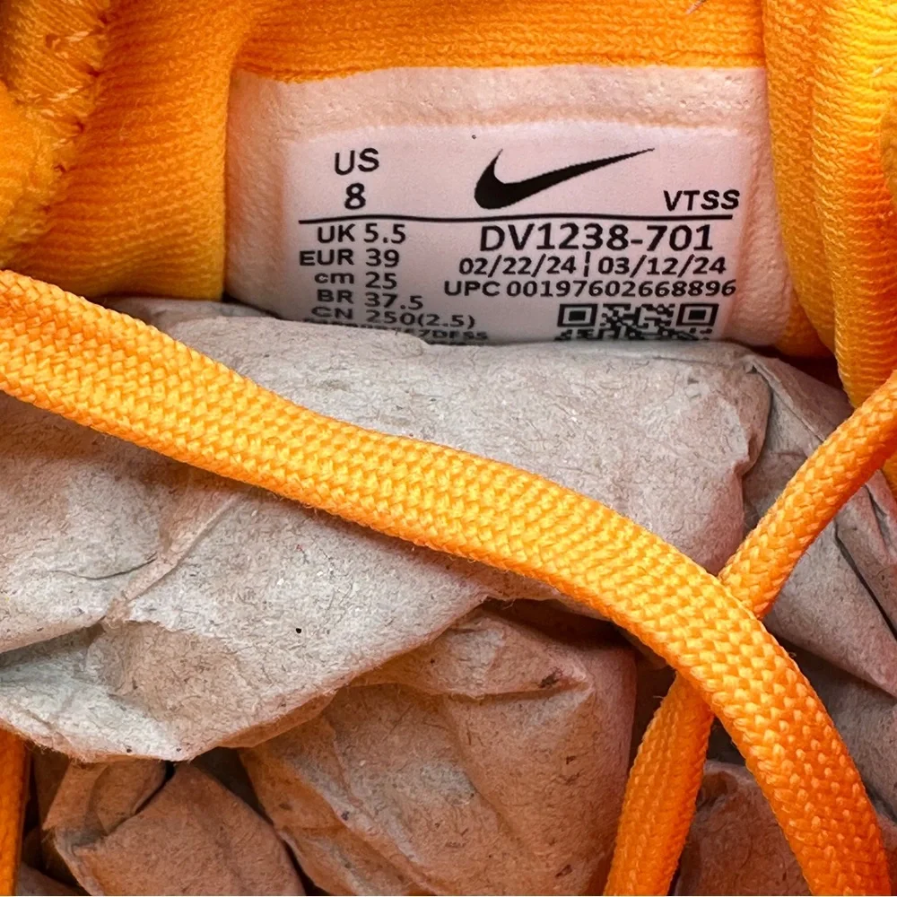 Nike Orange Athletic Shoes - Picture 6 of 7